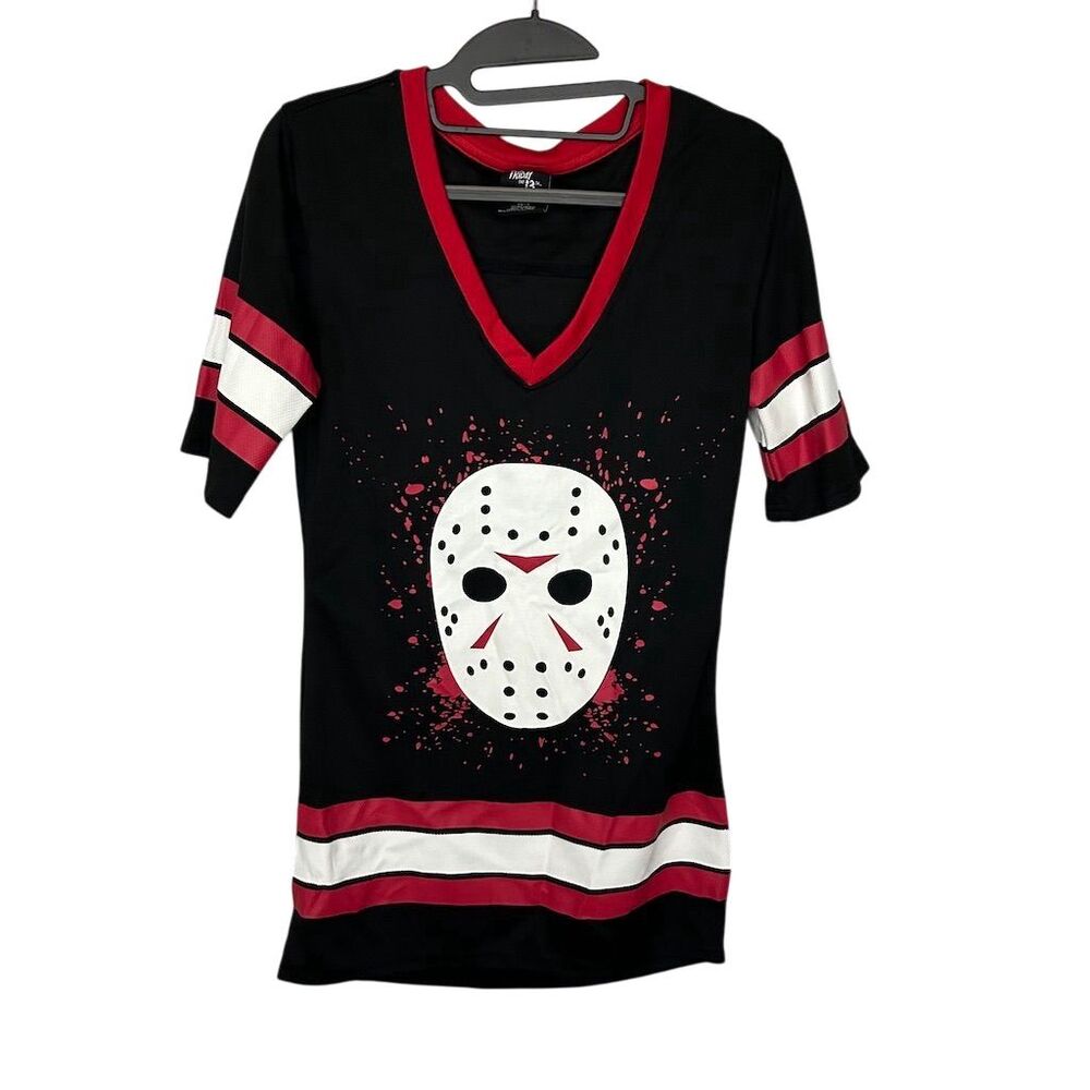 Friday The 13th Jason Voorhees Hockey Jersey Dress Costume Cosplay Size XS
